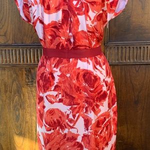 Boden rose knee length dress, 8L